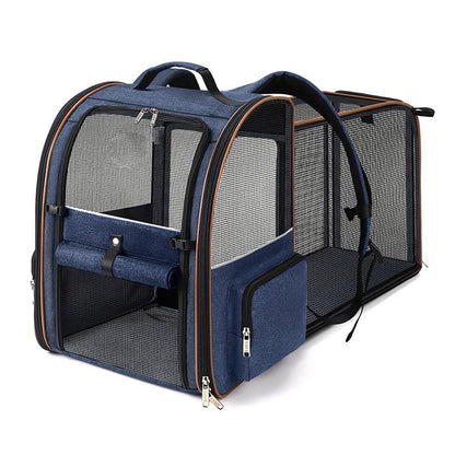 Expandable 2-in-1 Pet Travel Backpack