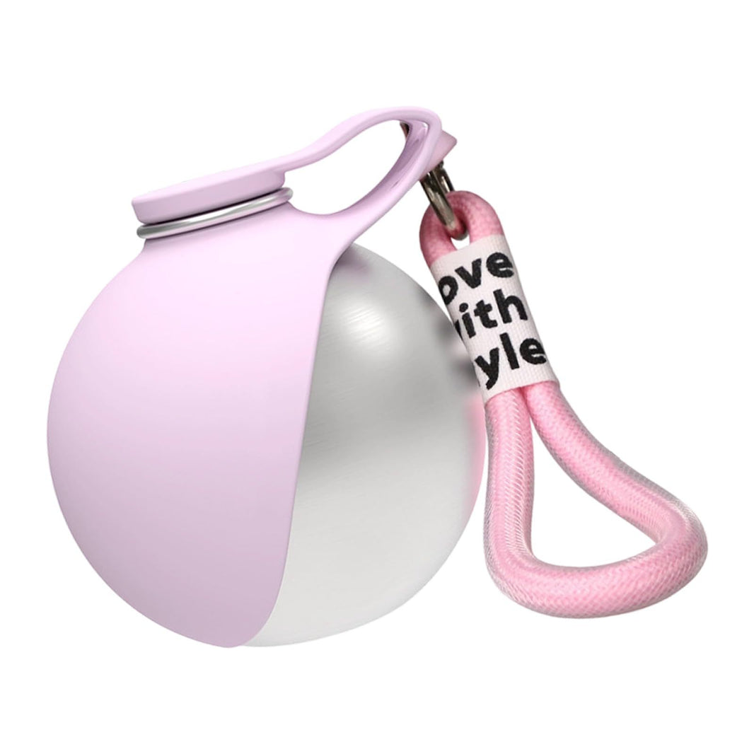 Stainless Steel Pet Water Bottle with Silicone Bowl