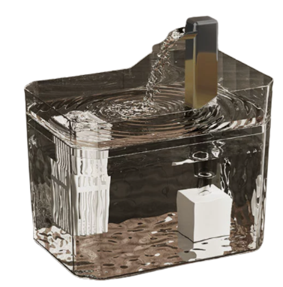 ClearView Faucet Cat Water Fountain (1.5L，USB Powered (5V / 1A)）