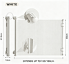Retractable Mesh Baby Gate for Stairs and Doorways, Extra Wide Pet Safety Gate