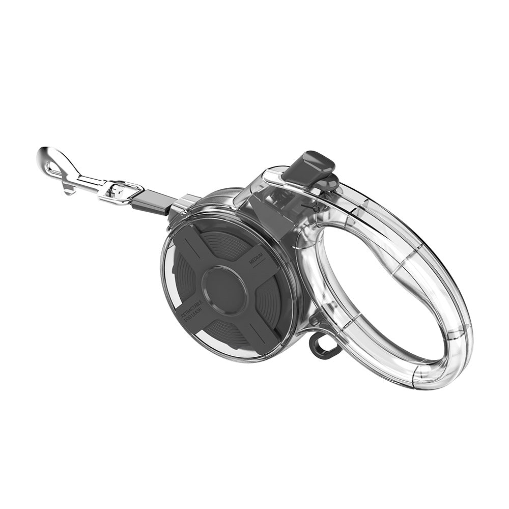 Jelly-Clear Retractable Leash