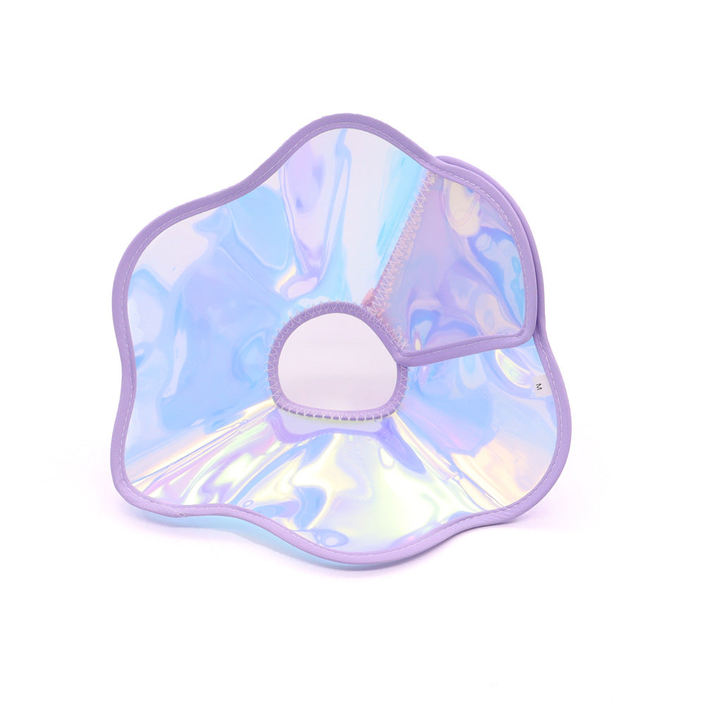 Holographic Iridescent E-Collar