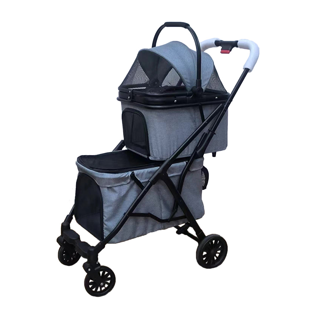 TwinVoyage 2-in-1 Multi-Pet Stroller