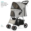 One-Click Foldable 4-Wheel Pet Stroller