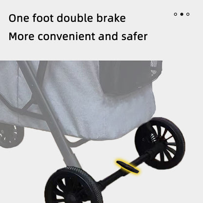 TwinVoyage 2-in-1 Multi-Pet Stroller