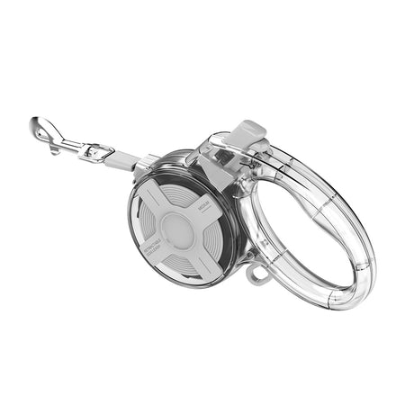 Jelly-Clear Retractable Leash