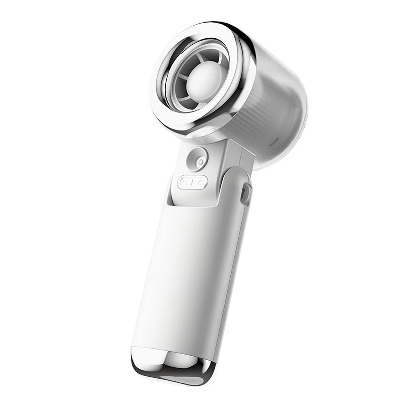 Mini Fan Portable Water Mist Fan 3600mAh 5 Speeds Handheld Foldable Neck Hanging Humidifier Small Spray Fans Type-C Rechargeable