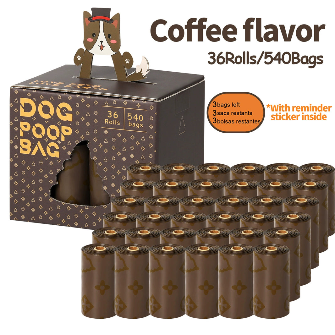 Coffee Scented Poop Bags