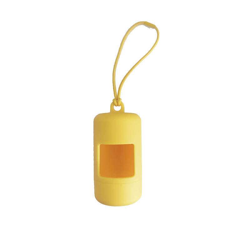 PVC Portable Soft Silicone Dog Poop Bag Holder